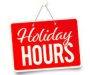 Holiday Hours at the Library